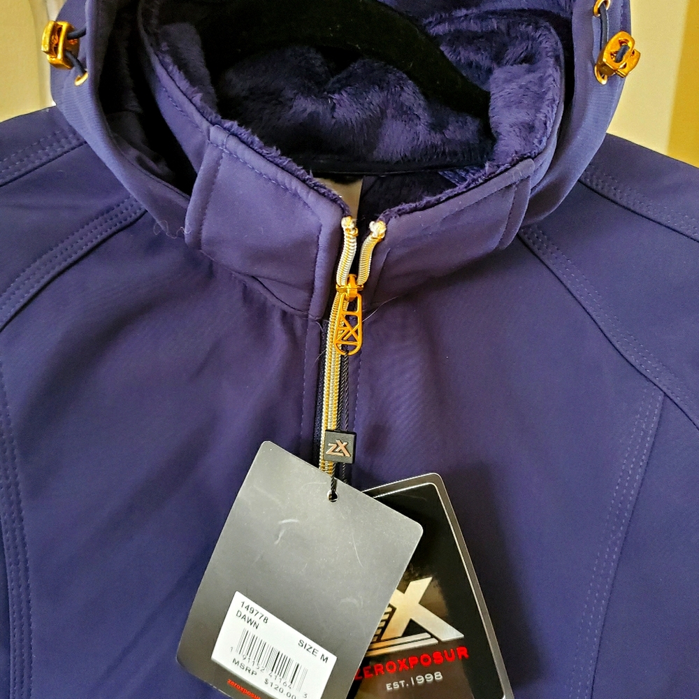 "NEW" Women's ZeroXposur Soft-Shell Hooded Jacket